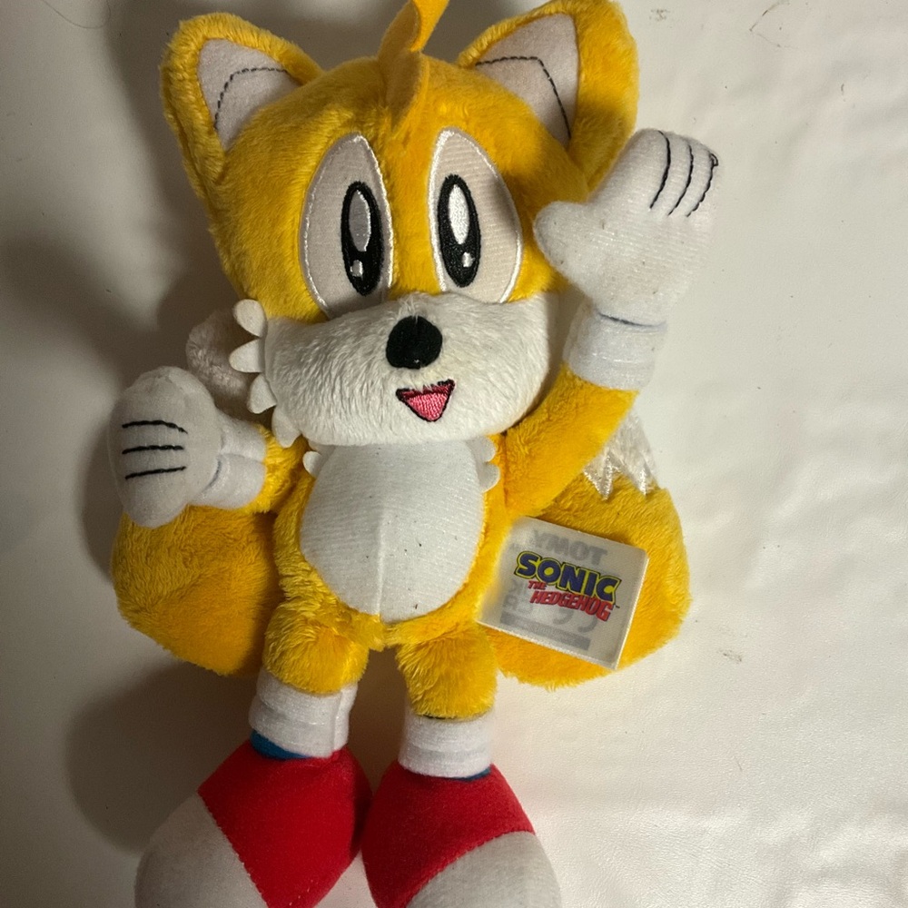 Sonic the Hedgehog Tails Classic Video Game Plush Tomy Sega Collector’s 2017 Toy
